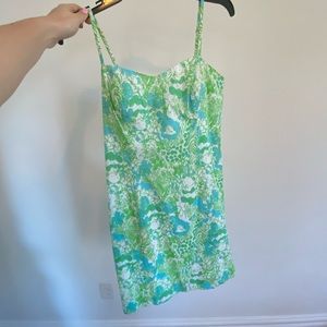 Lilly Pulitzer McCallum Fitted Tie-Back in Its a Zoo Limeade